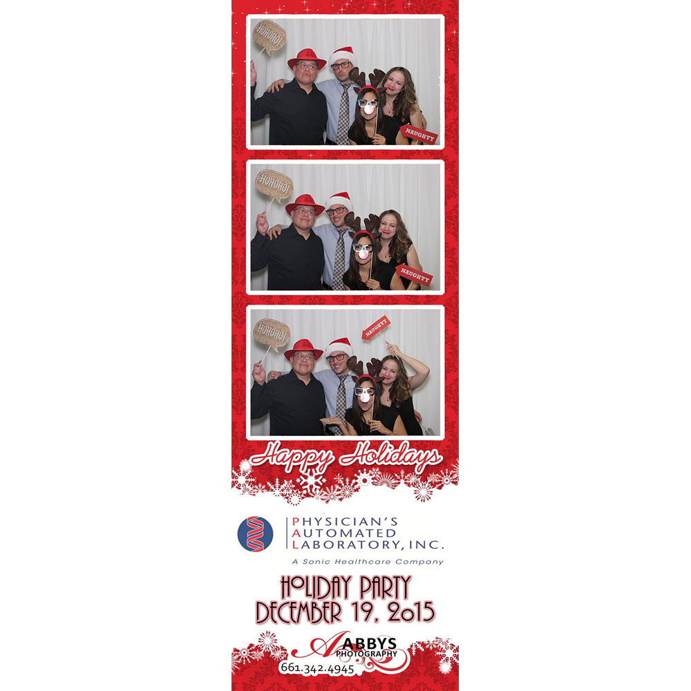 A Bakersfield holiday party needs a photo booth to make the winter nights seem shorter.